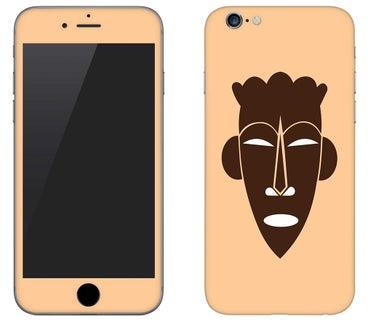 Vinyl Skin Decal For Apple iPhone 6S Plus Tribal Mask