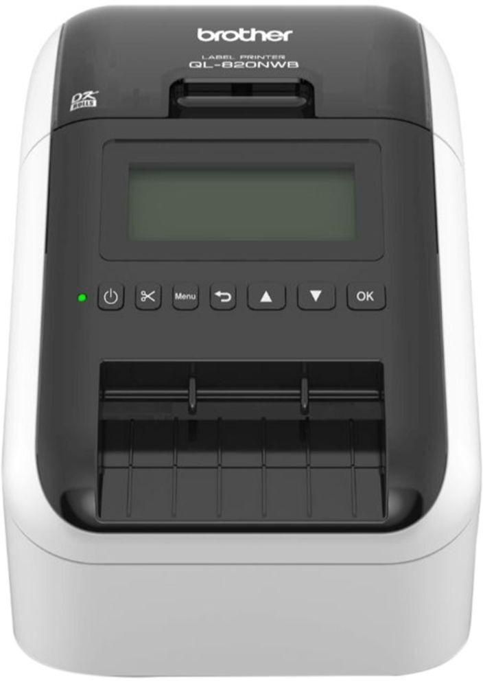 Brother Wireless High-Speed Label Printer Black/White