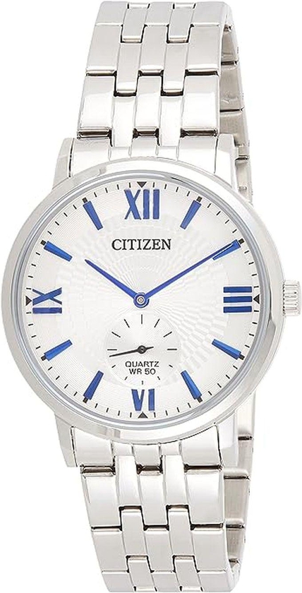 Citizen Watches Citizen Quartz White Dial Stainless Steel Men's Watch Silver BE9170-72A
