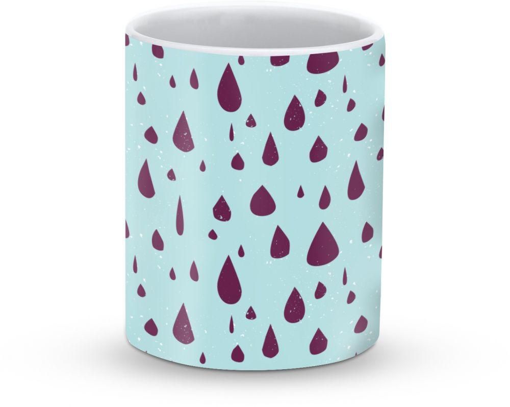 Stylizedd Mug - Premium 11oz Ceramic Designer Mug- Hard Rain