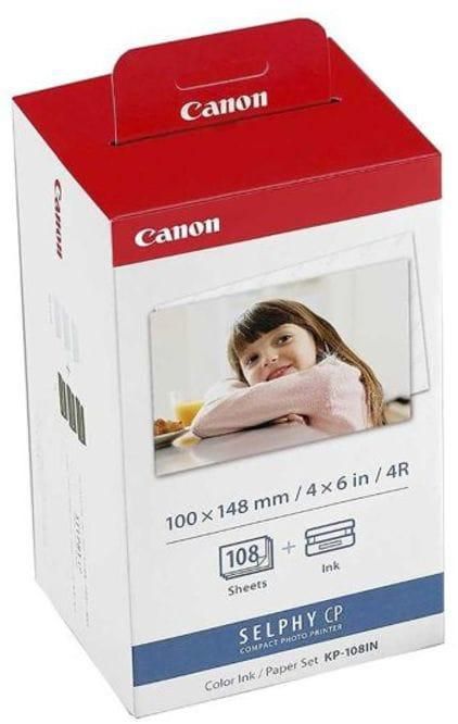 Canon Kp108 Photo Paper - Pack Of 108 Sheets Glossy White