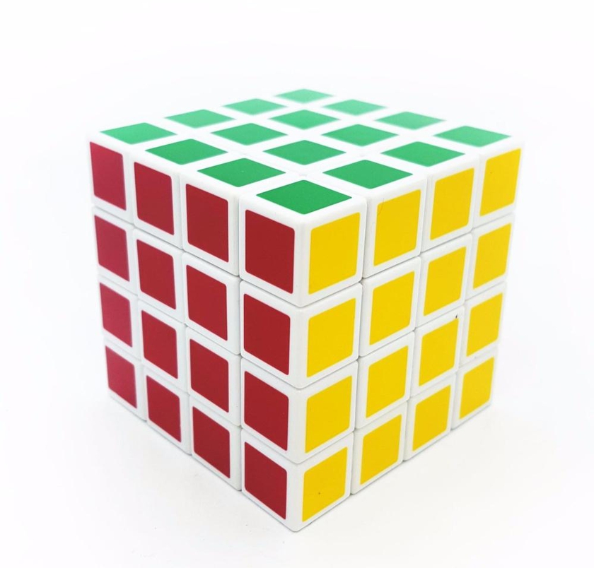 Rubic Cube Magic Rubik Cube Educational Intellect 4x4 White Border