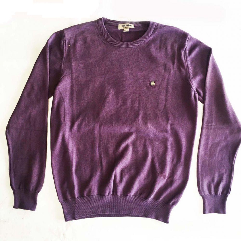 Sweater Knitwear For Men By Ice Boys, Purple, Xl
