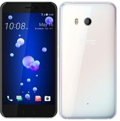 HTC U 11 Dual SIM - 64GB, 4GB RAM, 4G LTE, Ice White