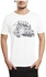 Ibrand S578 Unisex Printed T-Shirt - White, X Large