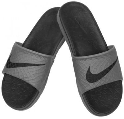 Fobia ambiente Decano Nike Men's Benassi Solarsoft Slide 2 Slides-Dark Grey/ Black price from  konga in Nigeria - Yaoota!