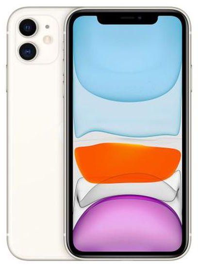 Apple IPhone 11 6.1''- Liquid Retina LCD (4GB RAM, 64GB ROM) IOS 13, (12MP+12MP)+12MP 4G LTE Smartphone-White