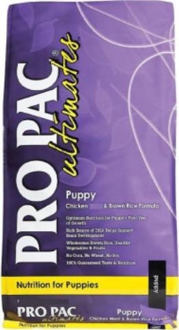 Pro Pac Ultimates Puppy Chicken and Brown Rice Formula Dry Dog Food - 2.5 Kg