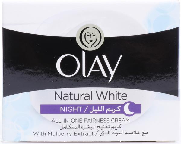 Olay Natural White Night Cream With Mulberry Extract 50g