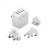 Energea TravelWorld 6.8, 4-Port USB Wall Charger, White