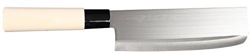 JapanBarn 1549, Nakiri Knife High Carbon Stainless Steel Vegetable Cleaver Chopper Japanese Usuba Chef's Knife Made in Japan