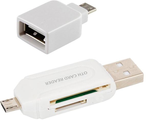 Smart USB OTG Host Adatper and USB OTG Micro SD / SD Card Reader For Samsung Galaxy S6 Edge Plus