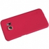 Nillkin Frosted Shield Back Cover For Samsung galaxy S6 Edge ‫(Screen Protection Included) / Red
