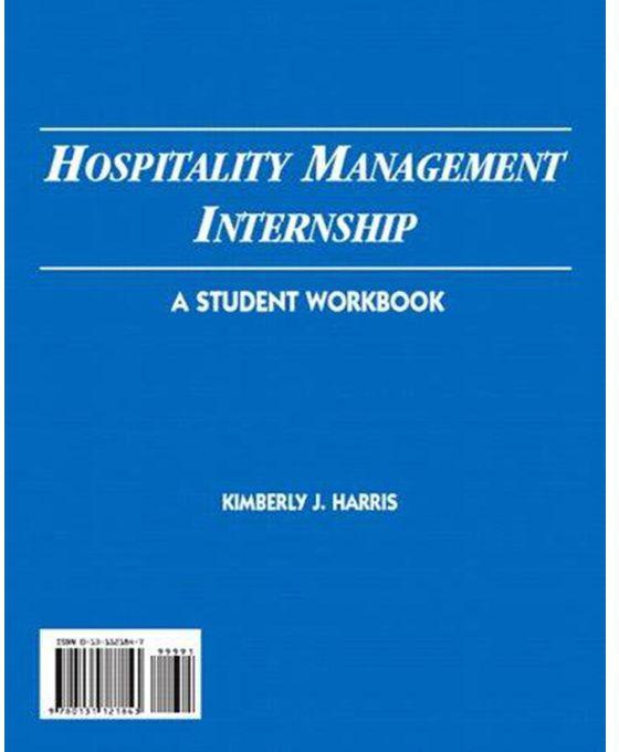 Generic Hospitality Management Internship : A Student Workbook