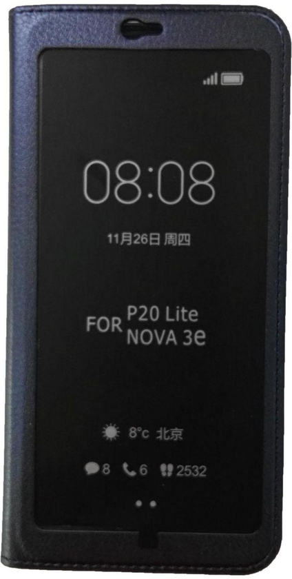 Huawei P20 Lite Smart View Flip Cover - Blue