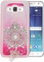 Margoun Liquid Glittered Design Case Cover Compatible with Samsung Galaxy J5, J500F in Pink