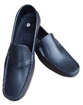 Fashion Men's Official Leather Loafers - Black