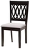 Florencia 6PCE,Table, 4-Chair & Banquette Dining Set, Black- WD15