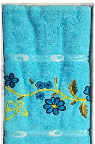 Foam River Cotton Bath Towel - 100*170 cm - Blue