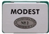 Modest Stamp Pad, 11 x 7 cm, Green