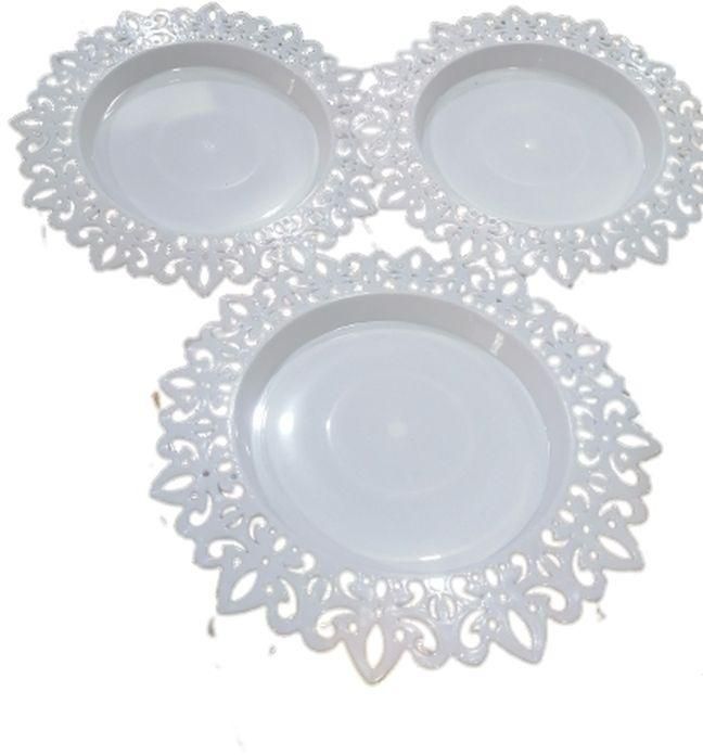 3 Small High Quality Lace Trays