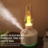 Lamp Humidifier Classical Wireless Aroma Diffuser Night Light Battery1200mAh - 2x1 White
