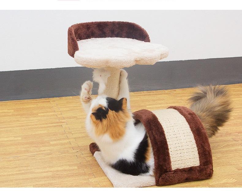 GTE Cat Tree Climbing Frame Small Sisal Cat Tower Column (2 Colors)