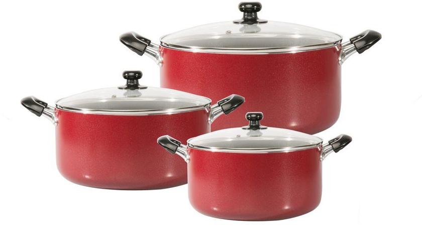 Royalford Stainless steel Casserole Set of 6 Pieces- RF2005-CS6