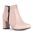 Lifetsylish Ankle Boot R-9 Leather - Beige