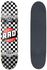 Rad Dude Crew Skateboard Checkers Black/ White (7.5-Inch)