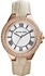 Michael Kors Slim Camille Women's White Dial Leather Band Watch - MK2330