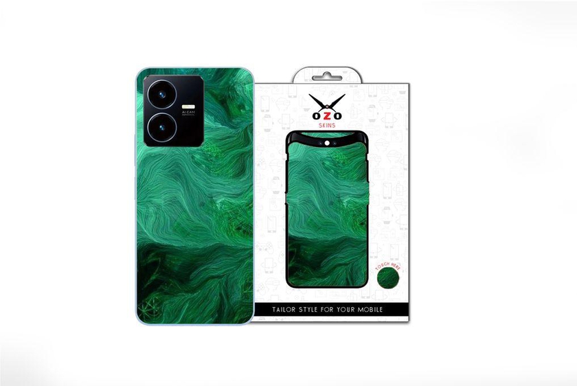 OZO Skins Green Black Marble (SE144GBM) For Vivo Y22