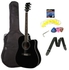 41" Raven Black Acoustic Box Guitar