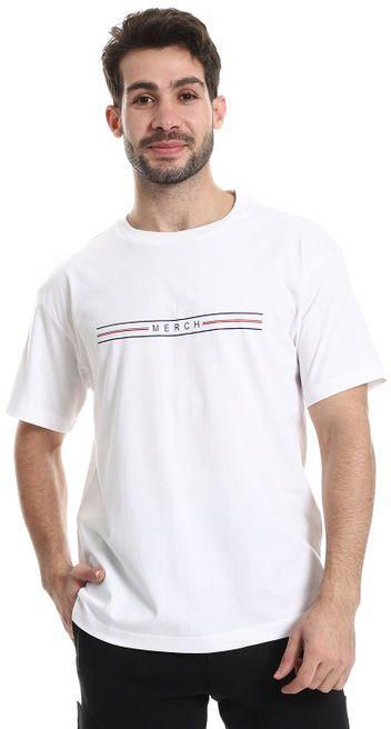 Merch Men Cotton T-Shirt - White