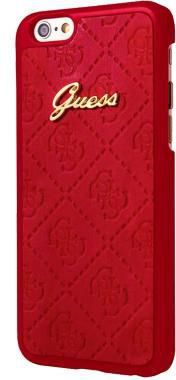Guess Scarlett Apple iPhone 6 Leather Hardcase Red