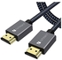 ايفانكي كيبل HDMI عالي السرعة - 4K عند 60Hz، 18Gbps، HDR، ثلاثي الابعاد، 2160P، 1080P، ايثرنت، 2 متر، عبوة من 10 قطع