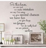 House Rules Quote Wall Stickers Home Decor Living Room Removable Sticker