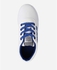 Andora Kids Leather Casual Shoes - White& Blue
