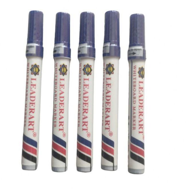 Unik UNIK مجموعة من 5 قلم سبورة عالى الجودة ازرق الون ماركة