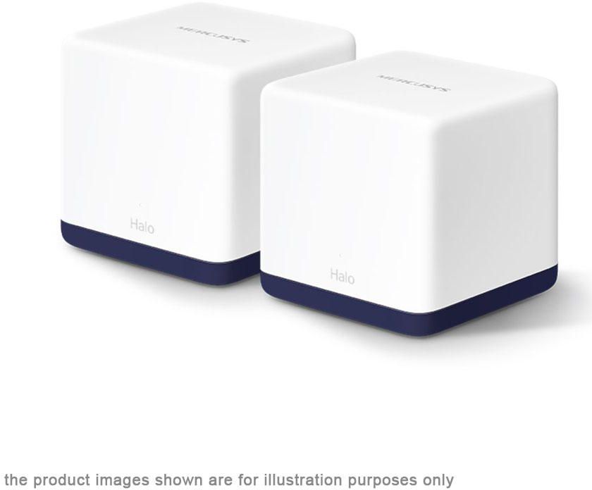 Mercusys Halo H50G AC1900 Gigabit Mesh WiFi Router System - 2 Pack