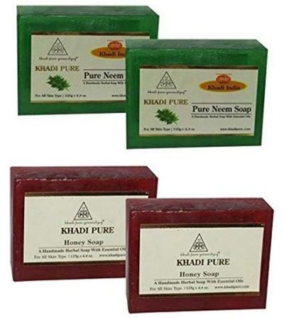 Pack of 4 Honey & Neem Soap 500g