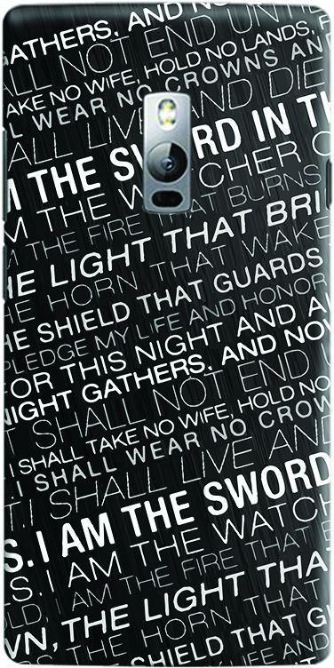 Stylizedd OnePlus 2 Slim Snap Case Cover Matte Finish - GOT Night's Watcher Oath