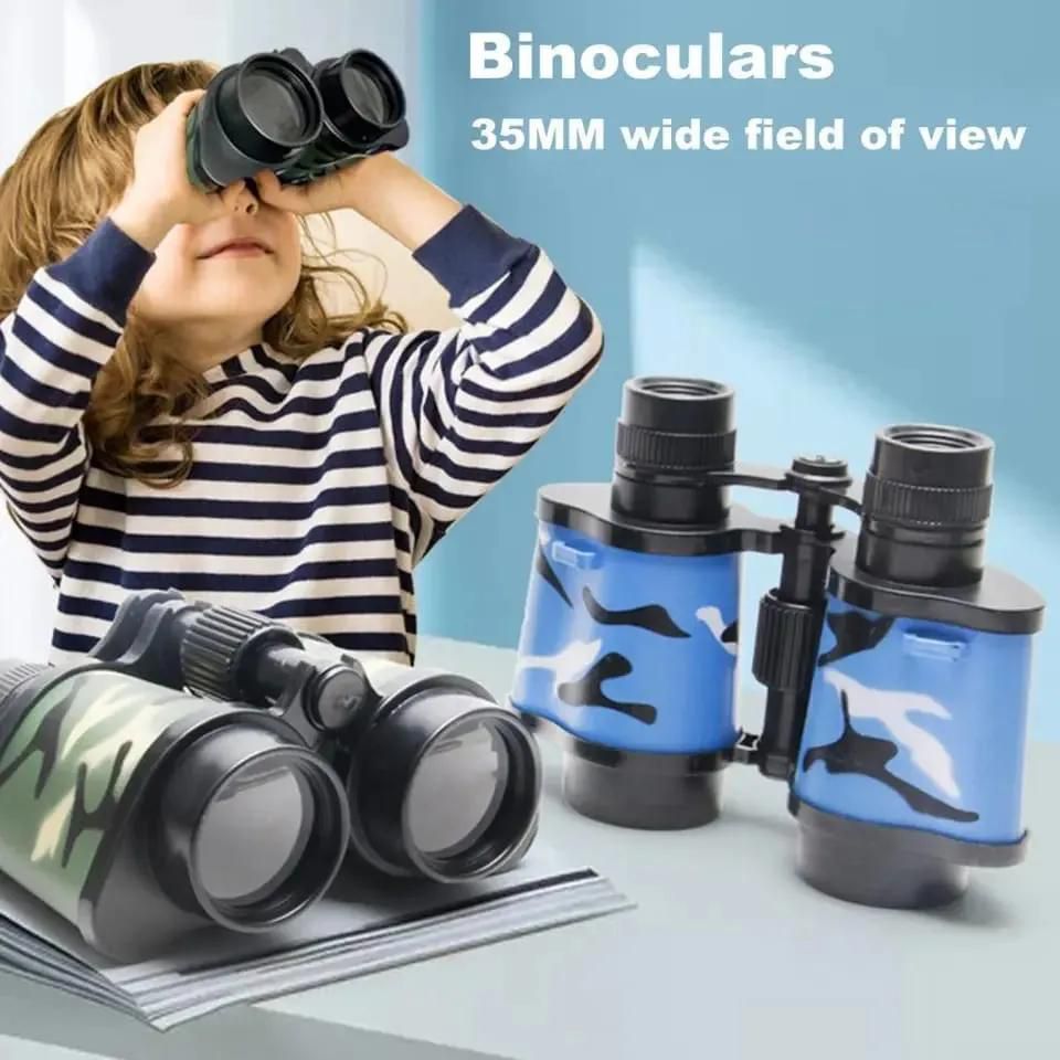 New Folding 8×30 HD Children's Binoculars with heavy camouflage for outdoor camping climbing tools travelling bird watching field glasses