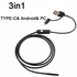 Generic NEW 8mm 3 In 1 LED Endoscope 1/2/3.5/5/10M USB/MicroUSB/TypeC Inspection Camera-3.5M