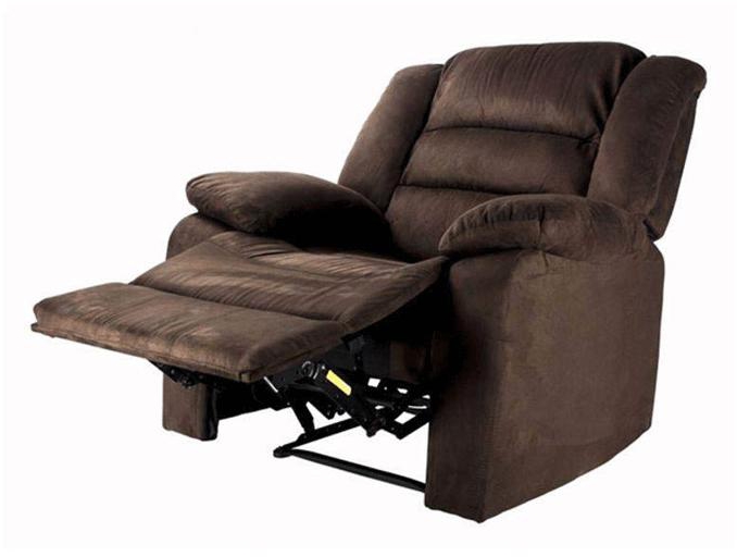 Get Lazy Boy Recliner Rela×ing Chair Red beech wood, 90×100×80 cm - Dark Brown with best offers | Raneen.com