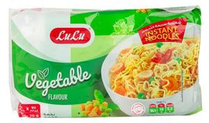 LuLu Instant Noodles Vegetable Flavour, 10 x 75 g