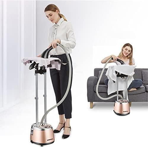 TDOO Garment Steamer, Floor Standing Garment Steamer With Ironing Board, 2.5 L Water Tank Capacity, 8-hole Air Outlet, Easy Ironing, 10 Gears Temperature Control for all Type of Clothes Steamer