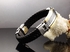 Leather Bracelet with Stainless steel, Gold with Silver for Men