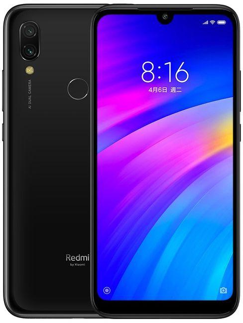 Xiaomi موبايل ريدمي 7 - ثنائي الشريحة - 6.26 بوصة - 64 جيجا - 4G - أسود