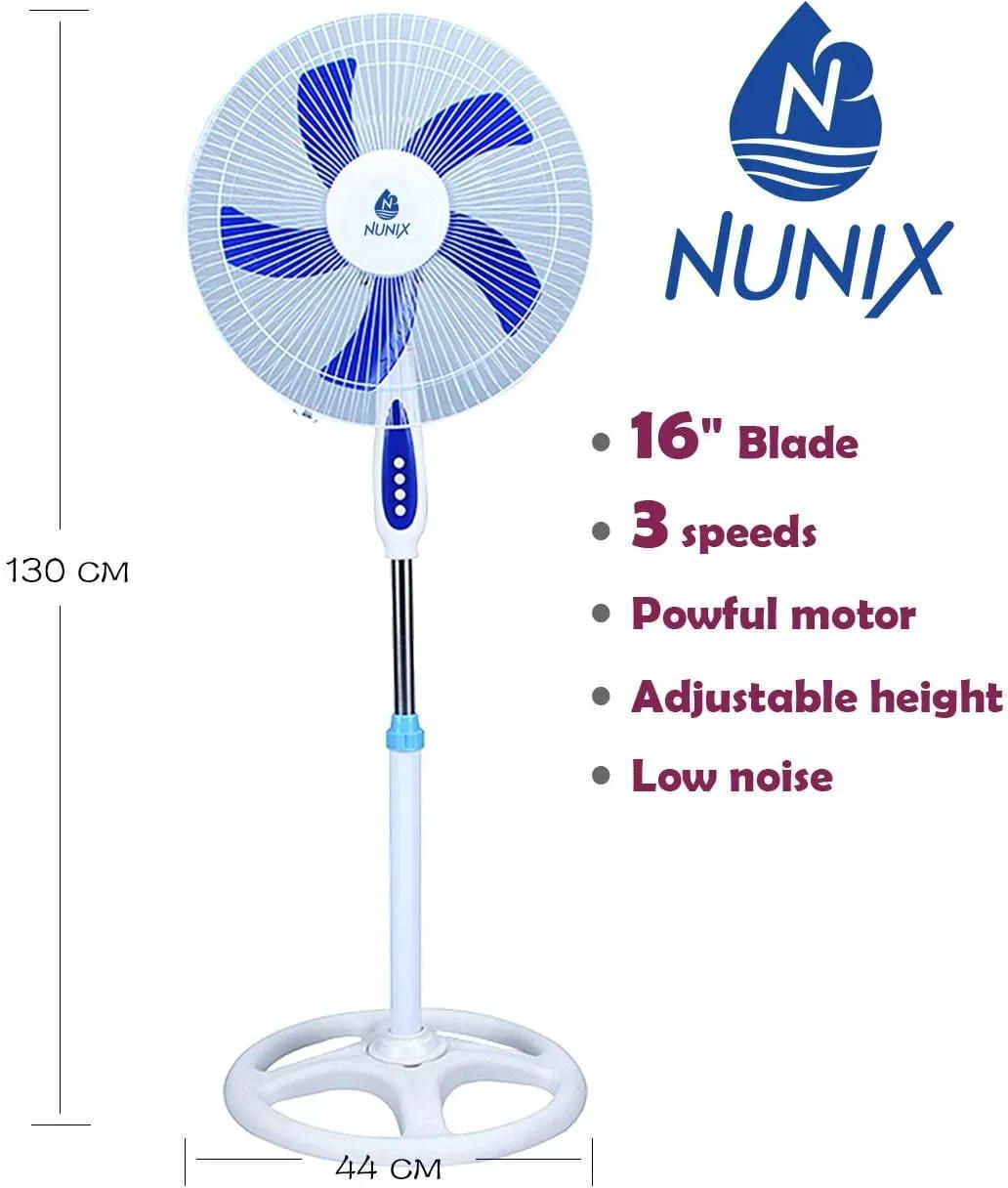 NUNIX 16 Inch Stand Fan